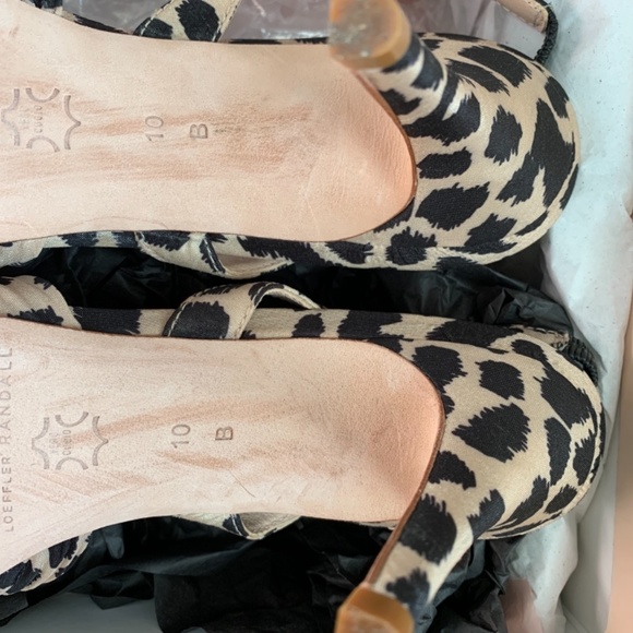 Loeffler Randall | Sylvana Pleated Knot Slingback Pump Leopard - Picture 9 of 10